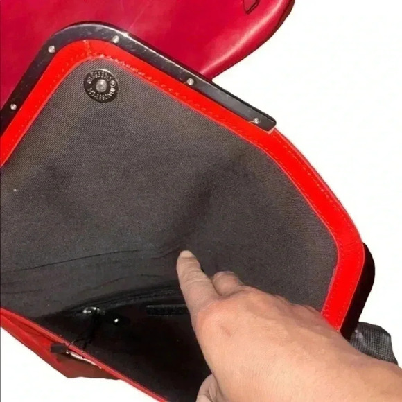 Beautiful Red Clutch - Picture 3 of 5